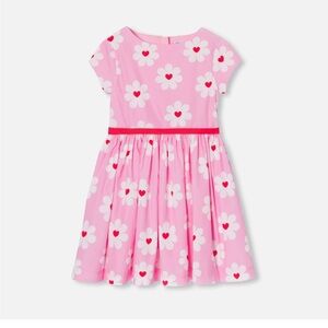 Jacadi Pink and Red Floral Kids Dress
